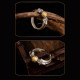 925 Silver Manjusri Om Mani Padme Hum Peace Ring 925 Silver Manjusri Om Mani Padme Hum Peace Ring
