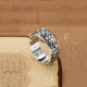 Tibetan 990 Sterling Silver Om Mani Padme Hum PiXiu Vajra Ring Tibetan 990 Sterling Silver Om Mani Padme Hum PiXiu Vajra Ring