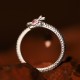 925 Sterling Silver Year of the Dragon Adjustable Ring 925 Sterling Silver Year of the Dragon Adjustable Ring