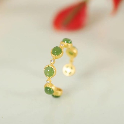 Cyan Jade Healing Ring Cyan Jade Healing Ring