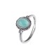 925 Sterling Silver Tibetan Turquoise Protection Ring 925 Sterling Silver Tibetan Turquoise Protection Ring