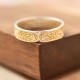 Buddha Stone 999 Silver Heart Sutra Ring