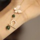 Cyan Jade Tridacna Butterfly Healing Set Cyan Jade Tridacna Butterfly Healing Set