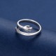 925 Sterling Silver Love Hug Thumb Ring 925 Sterling Silver Love Hug Thumb Ring