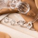 925 Silver Pearl Leaf Healing Necklace Set