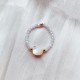 Tridacna Stone Cat 14K Gold Blessing Ring Tridacna Stone Cat 14K Gold Blessing Ring