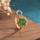 Lotus Pattern Jade Abundance Ring Lotus Pattern Jade Abundance Ring