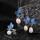 925 Sterling Silver Pearl Butterfly Healing Set 925 Sterling Silver Pearl Butterfly Healing Set