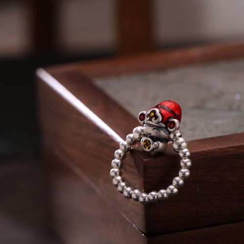 925 Silver God of Wealth Coin Protection Ring 925 Silver God of Wealth Coin Protection Ring