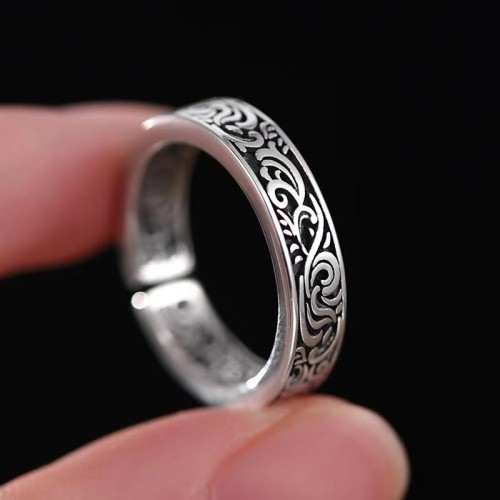 Tang Dynasty Copper Luck Adjustable Ring Tang Dynasty Copper Luck Adjustable Ring