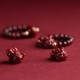 Garnet Cinnabar PiXiu Om Mani Padme Hum Protection Ring