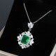 Emerald Crystal Confidence Ring Set Emerald Crystal Confidence Ring Set