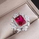 Emerald Crystal Confidence Ring Set Emerald Crystal Confidence Ring Set