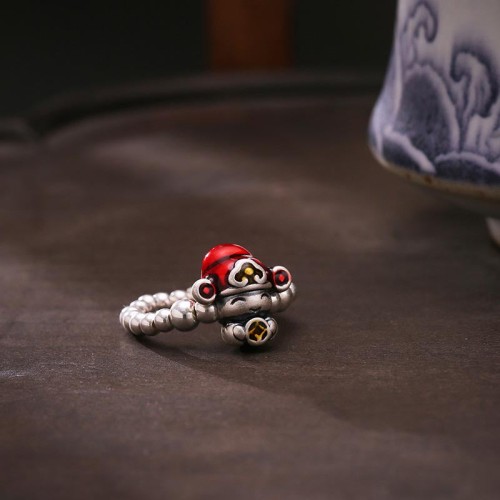 925 Silver God of Wealth Coin Protection Ring 925 Silver God of Wealth Coin Protection Ring