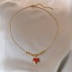 Maple Leaf Zircon Luck Set Maple Leaf Zircon Luck Set