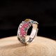 925 Silver Lotus Koi Fish Enlightenment Ring 925 Silver Lotus Koi Fish Enlightenment Ring