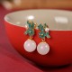 White Jade Pearl Flower Blessing Set White Jade Pearl Flower Blessing Set