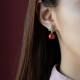 925 Silver Plated Cinnabar Pearl Flower Blessing Set 925 Silver Plated Cinnabar Pearl Flower Blessing Set