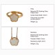 925 Silver Plated Hetian Jade Flower Luck Set 925 Silver Plated Hetian Jade Flower Luck Set