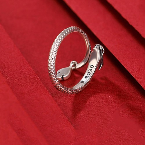 925 Sterling Silver Year of the Dragon Adjustable Ring 925 Sterling Silver Year of the Dragon Adjustable Ring