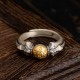925 Silver Manjusri Om Mani Padme Hum Peace Ring 925 Silver Manjusri Om Mani Padme Hum Peace Ring