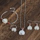 925 Silver Elephant Hetian Jade Abundance Set 925 Silver Elephant Hetian Jade Abundance Set