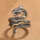 Vintage Dragon Copper Strength Ring