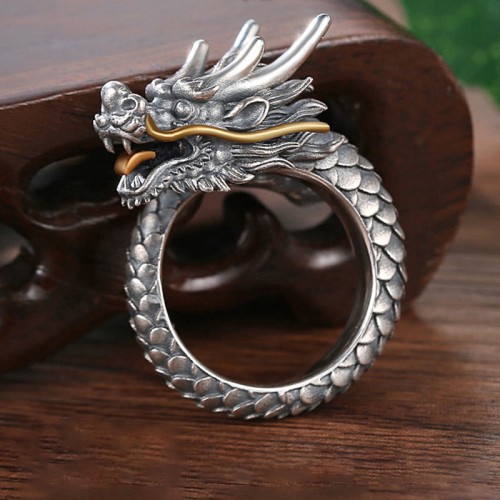 Vintage Dragon Protection Adjustable Ring Vintage Dragon Protection Adjustable Ring