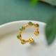 Cyan Jade Healing Ring Cyan Jade Healing Ring
