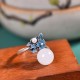 White Jade Pearl Flower Blessing Set White Jade Pearl Flower Blessing Set