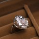 Pearl Copper Gold Flower Wealth Ring