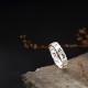 Tibetan Om Mani Padme Hum Peace Hollow Ring Tibetan Om Mani Padme Hum Peace Hollow Ring