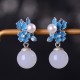 White Jade Pearl Flower Blessing Set White Jade Pearl Flower Blessing Set