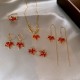 Maple Leaf Zircon Luck Set Maple Leaf Zircon Luck Set