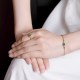 925 Silver Hetian Jade Gourd Luck Bracelet Set 925 Silver Hetian Jade Gourd Luck Bracelet Set