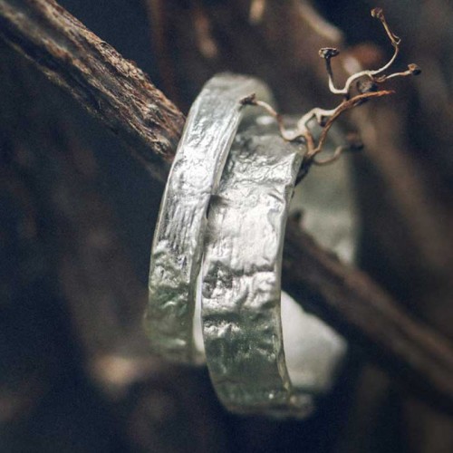 925 Silver Simple Blessing Couple Ring