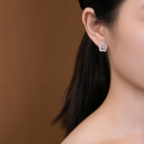 925 Silver Pearl Leaf Healing Necklace Set