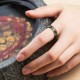 Moss Agate Healing Balance Ring
