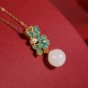 White Jade Pearl Flower Blessing Set White Jade Pearl Flower Blessing Set