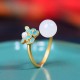 White Jade Pearl Flower Blessing Set White Jade Pearl Flower Blessing Set