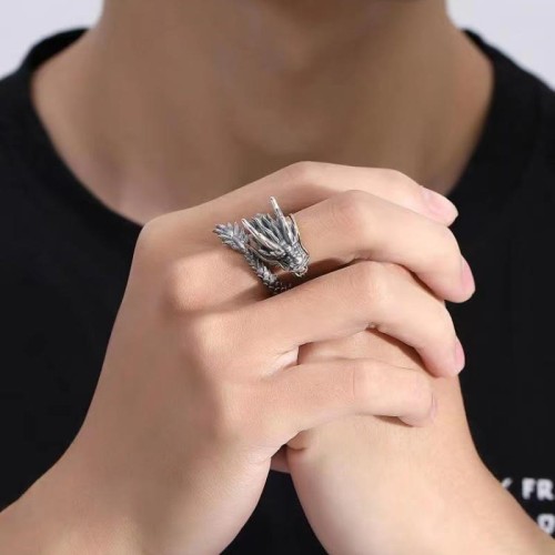 Vintage Dragon Protection Adjustable Ring Vintage Dragon Protection Adjustable Ring