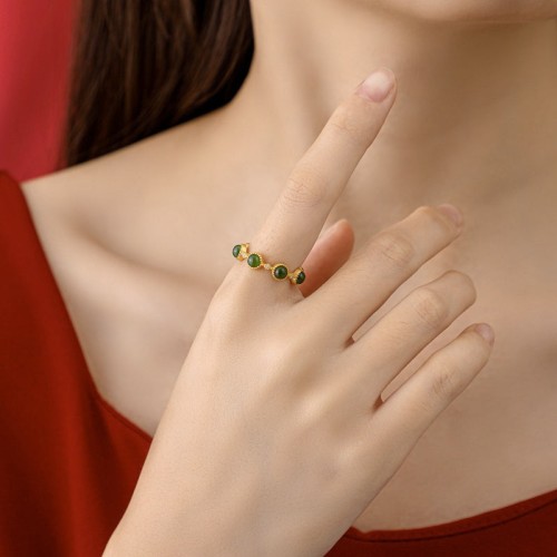 Cyan Jade Healing Ring Cyan Jade Healing Ring