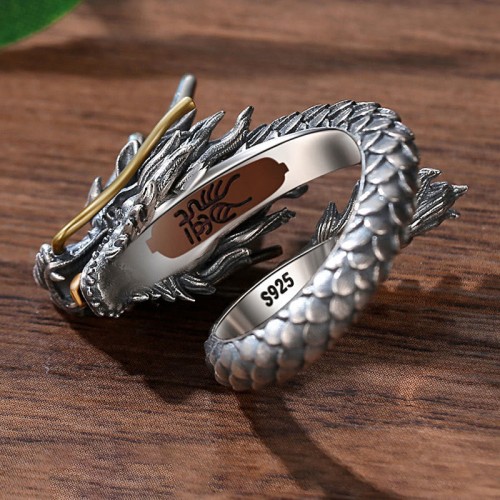 Vintage Dragon Protection Adjustable Ring Vintage Dragon Protection Adjustable Ring