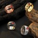 Feng Shui PiXiu Red Garnet Wealth Ring Feng Shui PiXiu Red Garnet Wealth Ring