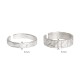 925 Silver Simple Blessing Couple Ring