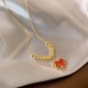 Maple Leaf Zircon Luck Set Maple Leaf Zircon Luck Set