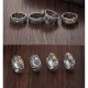 Tibetan 990 Sterling Silver Om Mani Padme Hum PiXiu Vajra Ring Tibetan 990 Sterling Silver Om Mani Padme Hum PiXiu Vajra Ring