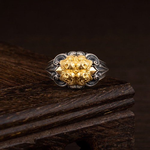 Tibetan Skull Protection Ring Tibetan Skull Protection Ring