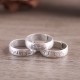 999 Sterling Silver Lotus Elephant Blessing Ring