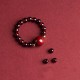 Garnet Cinnabar PiXiu Om Mani Padme Hum Protection Ring